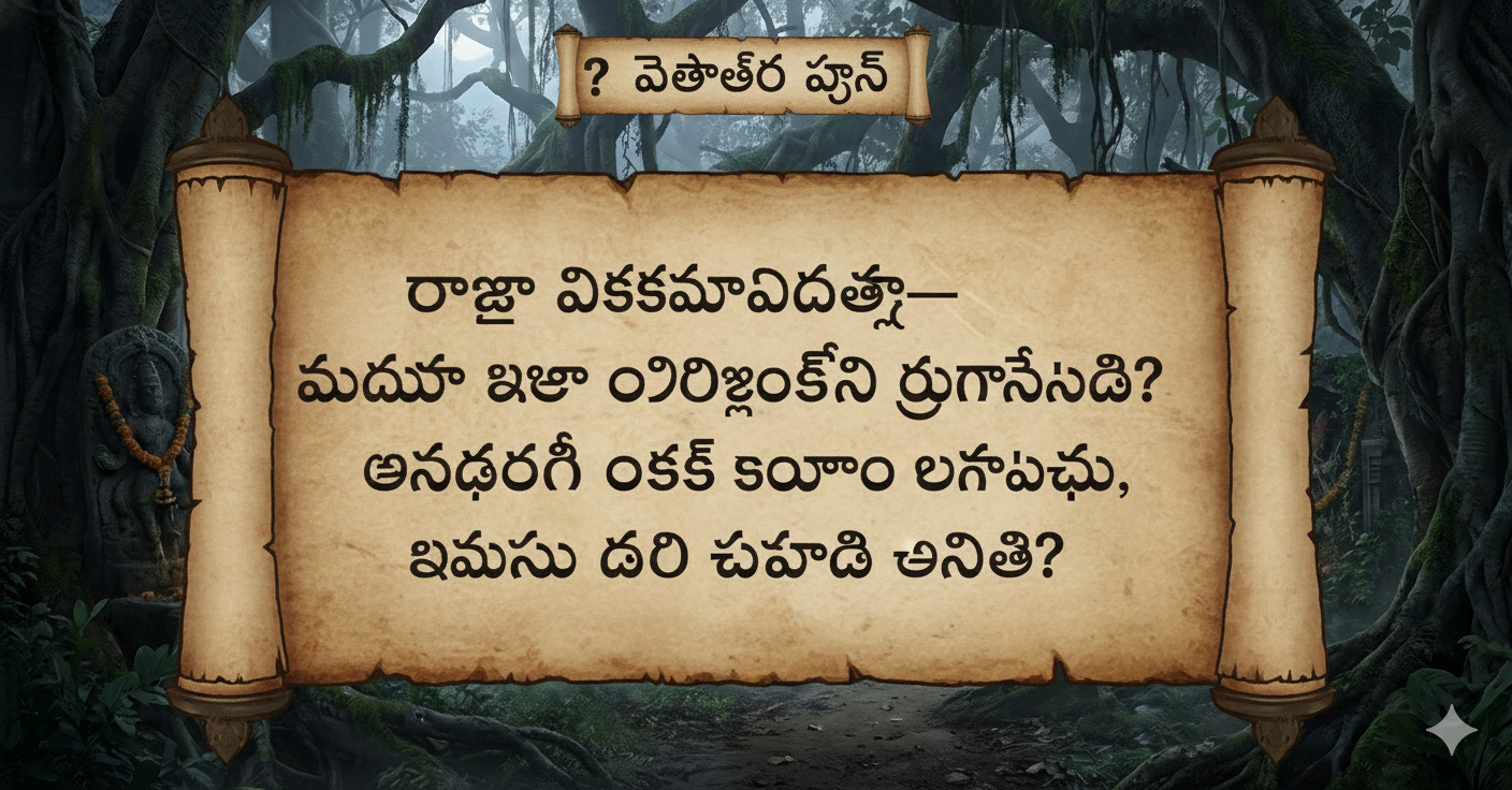  బేతాళం ప్రశ్న